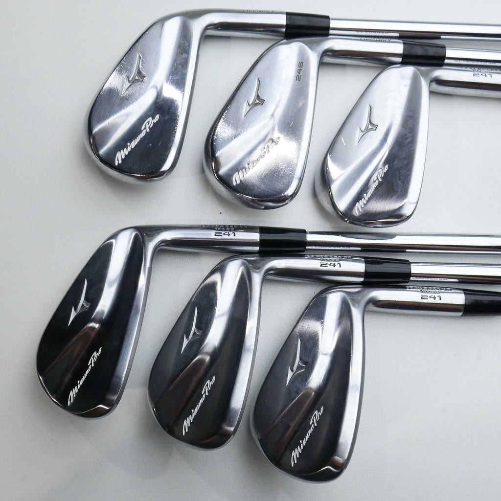 Used Mizuno Pro 245 & Pro 241 Combo Set Iron Set / 5 - PW / Stiff Flex