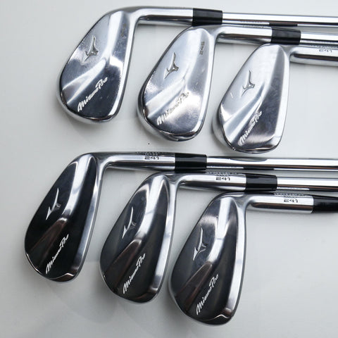 Used Mizuno Pro 245 & Pro 241 Combo Set Iron Set / 5 - PW / Stiff Flex