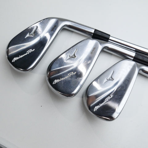 Used Mizuno Pro 245 & Pro 241 Combo Set Iron Set / 5 - PW / Stiff Flex