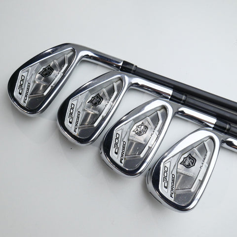 Used Wilson C300 Forged Iron Set / 4 - PW / Regular Flex