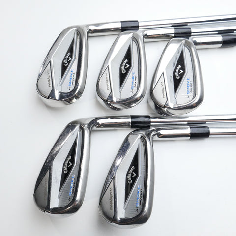 Used Callaway Paradym Ai Smoke MAX Fast Iron Set / 7 - PW + AW / Regular Flex