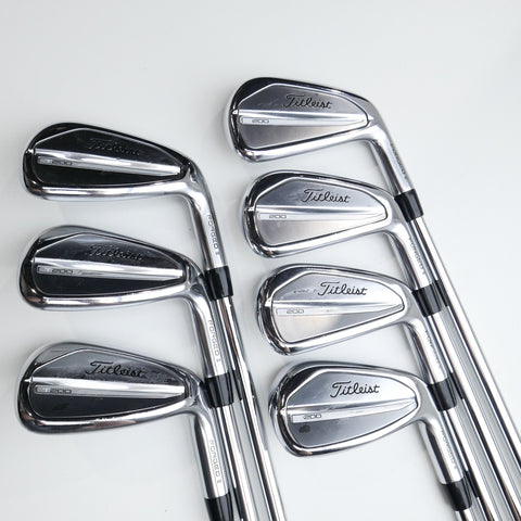 Used Titleist T200 2023 Iron Set / 5 - PW + 48° / Stiff Flex