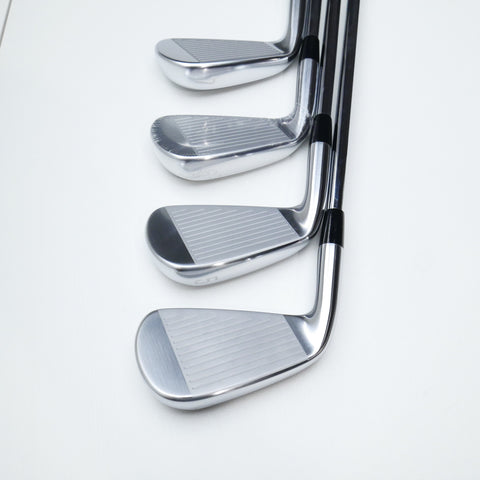 Used Mizuno M-15 Iron Set / 4 - PW / Stiff Flex