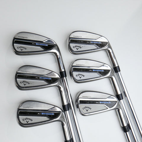 Used Callaway Paradym Ai Smoke Iron Set / 5 - PW / Regular Flex