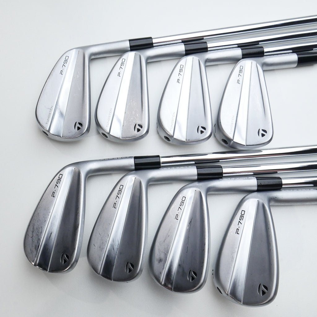 Used TaylorMade P790 2023 Iron Set / 4 - PW + AW / Stiff Flex