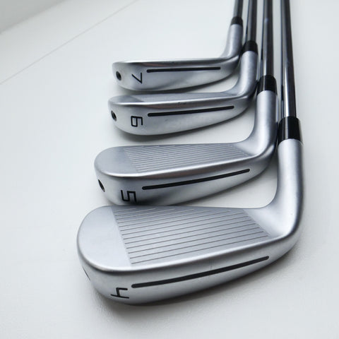 Used TaylorMade P790 2023 Iron Set / 4 - PW + AW / Stiff Flex