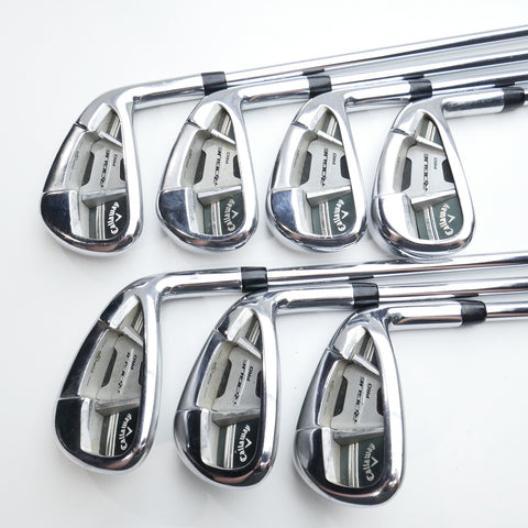 Used Callaway Rogue Pro Iron Set / 4 - PW / Stiff Flex
