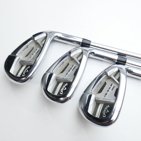 Used Callaway Rogue Pro Iron Set / 4 - PW / Stiff Flex