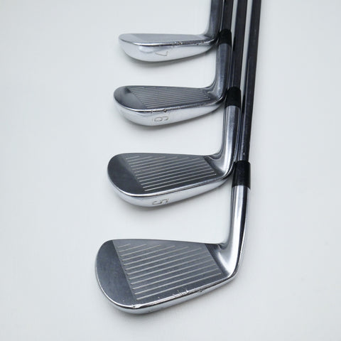 Used Mizuno MP-18 SC Iron Set / 4 - PW / Stiff Flex