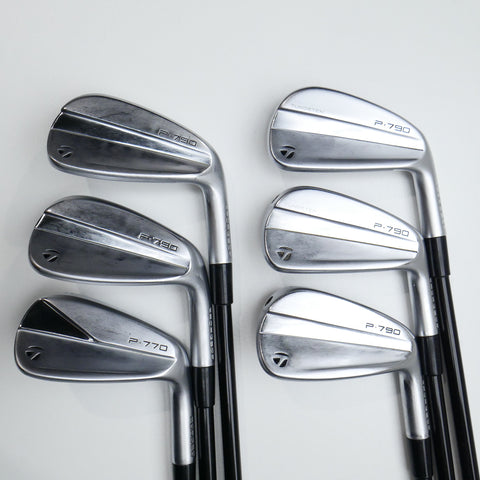Used TaylorMade P770 2023 & P790 2023 Iron Set / 6 - PW + AW / Regular Flex