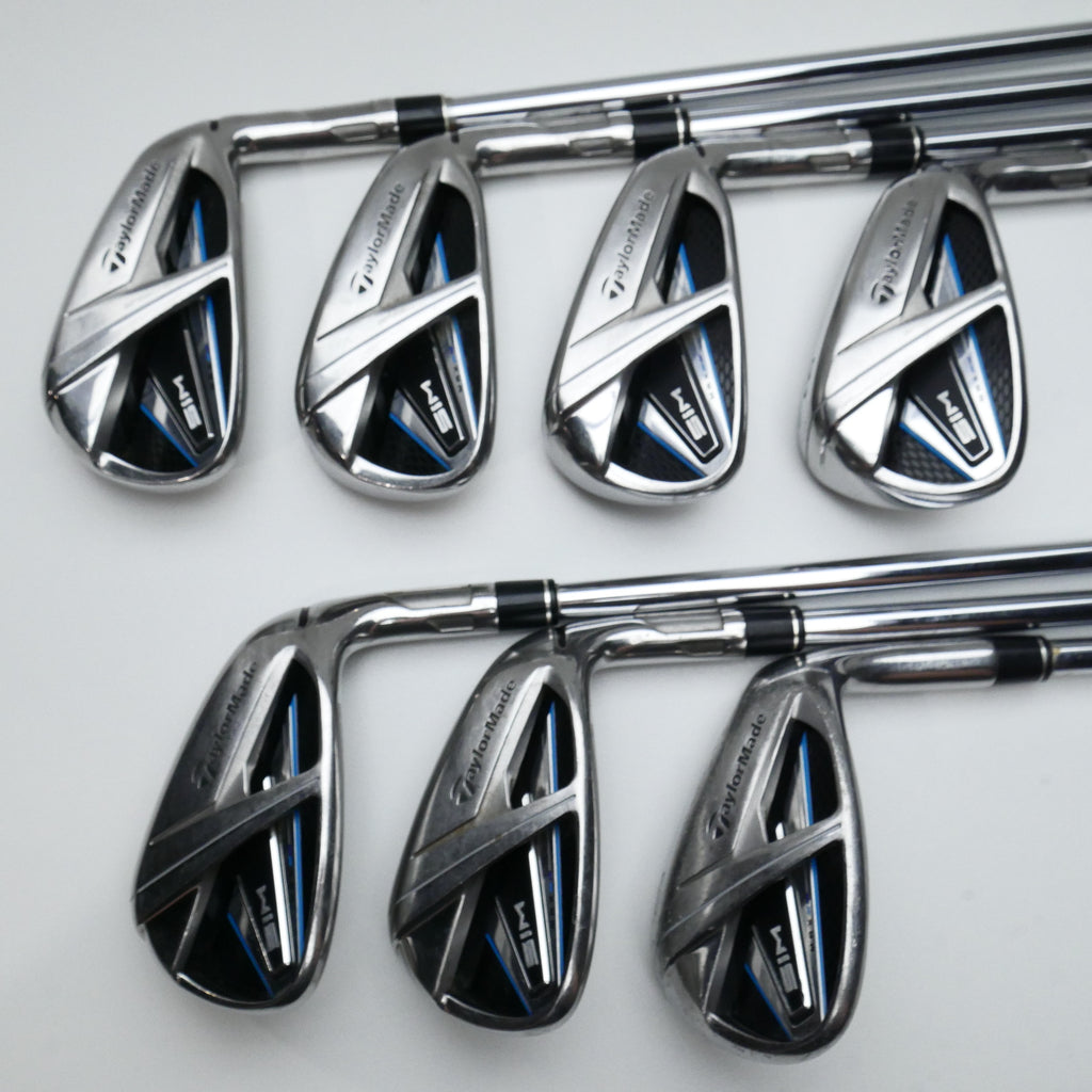 Used TaylorMade SIM Max Iron Set / 5 - SW / Stiff Flex