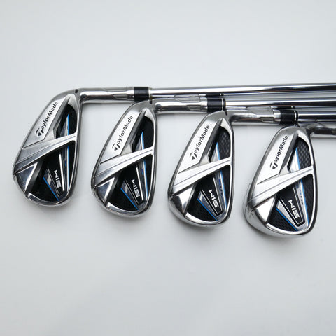Used TaylorMade SIM Max Iron Set / 5 - SW / Stiff Flex