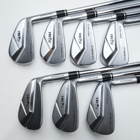 Used Honma TW Rose Proto Iron Set / 4 - PW / X-Stiff Flex