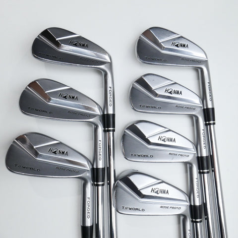 Used Honma TW Rose Proto Iron Set / 4 - PW / X-Stiff Flex