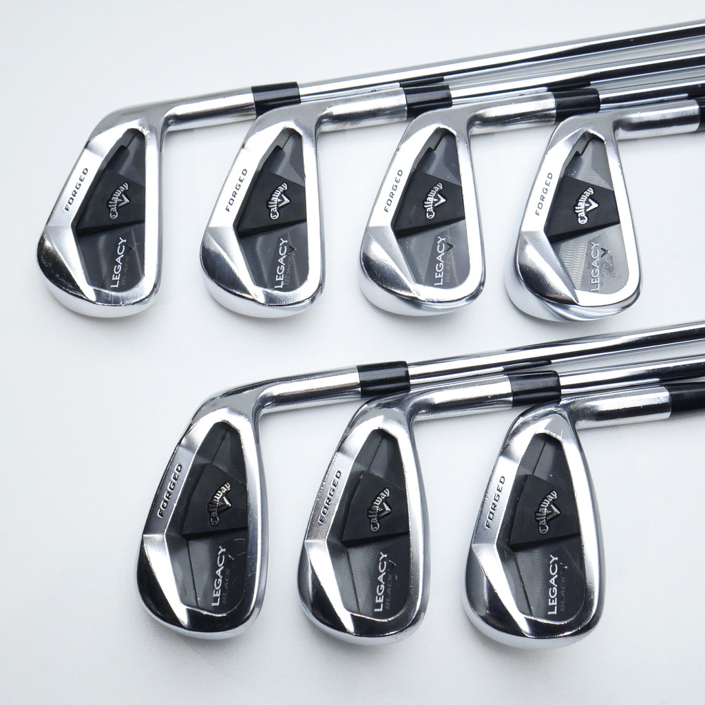 Used Callaway Legacy Black Forged Iron Set / 4 - PW / Regular Flex