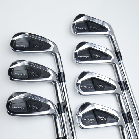 Used Callaway Legacy Black Forged Iron Set / 4 - PW / Regular Flex