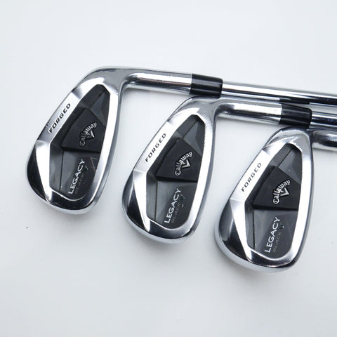 Used Callaway Legacy Black Forged Iron Set / 4 - PW / Regular Flex