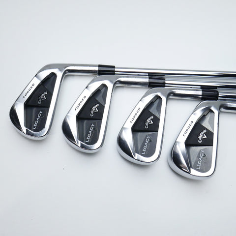 Used Callaway Legacy Black Forged Iron Set / 4 - PW / Regular Flex