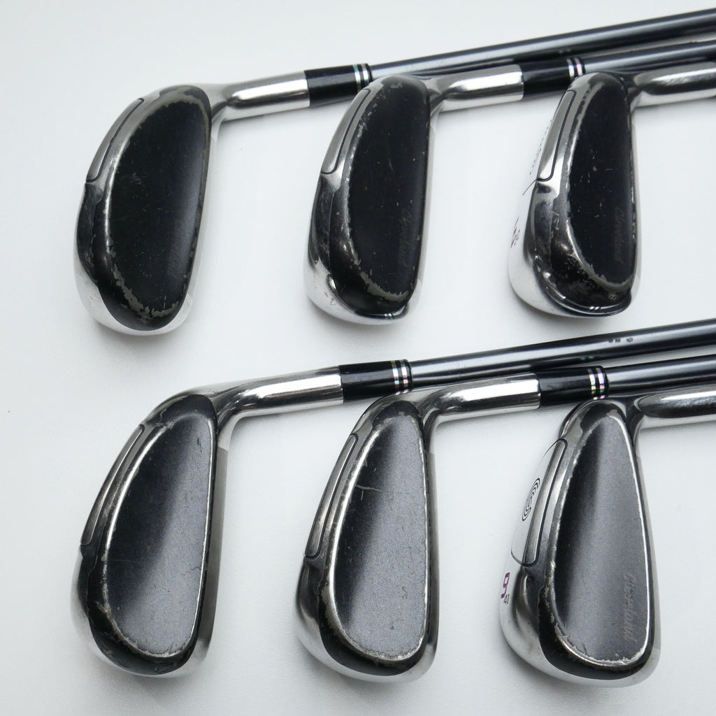 Used Cleveland Hibore Iron Set / 4 - 9 IRON / Ladies Flex