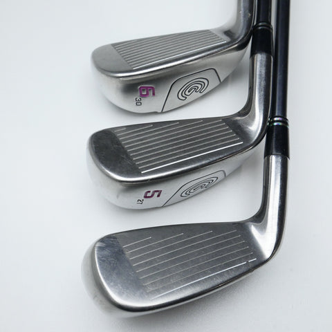Used Cleveland Hibore Iron Set / 4 - 9 IRON / Ladies Flex