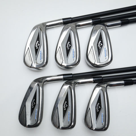 Used Callaway Paradym Ai Smoke MAX Fast Iron Set / 7 - PW + AW + GW / Ladies Fl