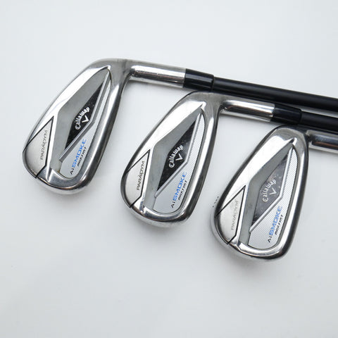 Used Callaway Paradym Ai Smoke MAX Fast Iron Set / 7 - PW + AW + GW / Ladies Fl