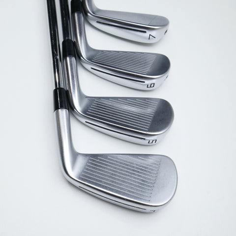 Used TaylorMade P790 2021 Iron Set / 4 - PW / Stiff Flex / Left-Handed