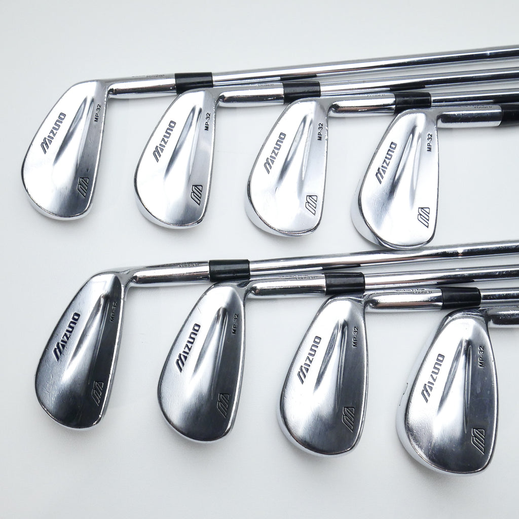 Used Mizuno MP-32 Iron Set / 3 - PW / X-Stiff Flex