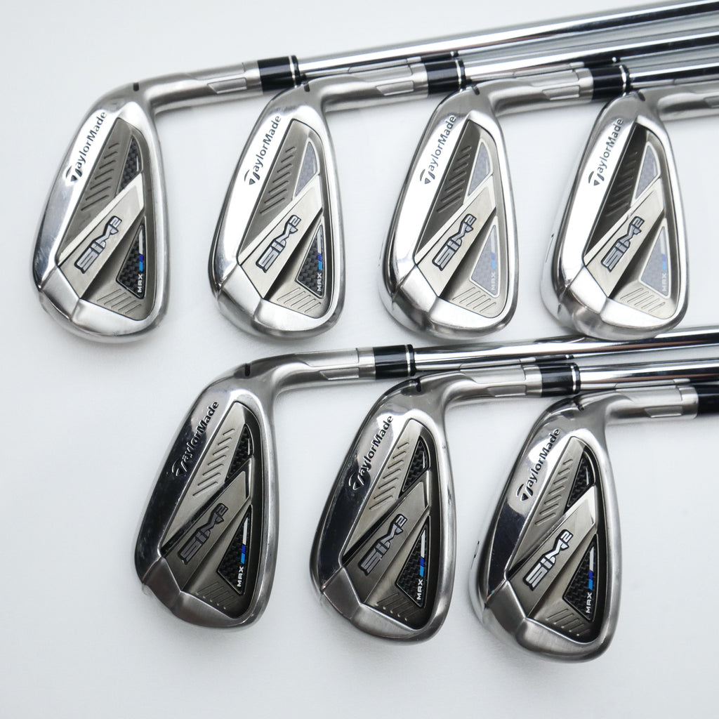 Used TaylorMade Sim2 Max Iron Set / 4 - PW / Stiff Flex