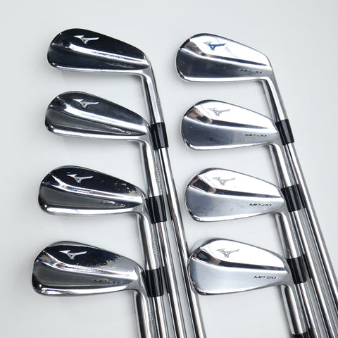 Used Mizuno MP-20 Iron Set / 3 - PW / X-Stiff Flex