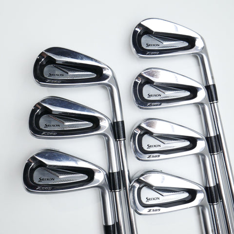 Used Srixon Z 585 Iron Set / 4 - PW / Stiff Flex