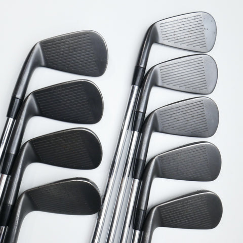 Used Cobra King Forged CB MB Combo Black 2017 Iron Set / 2 - PW / Stiff Flex