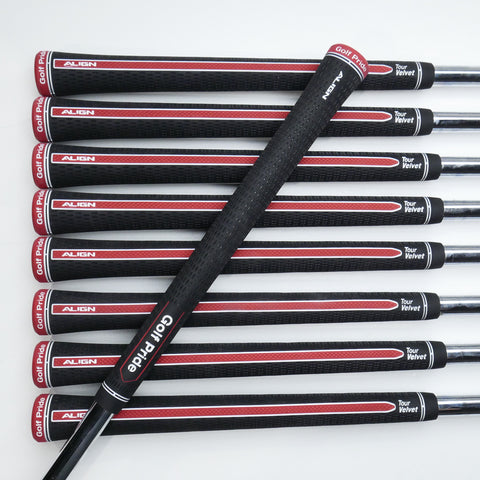Used Cobra King Forged CB MB Combo Black 2017 Iron Set / 2 - PW / Stiff Flex