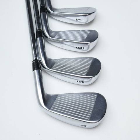 Used Callaway Apex CF19 Iron Set / 4 - PW / Stiff Flex / Left-Handed