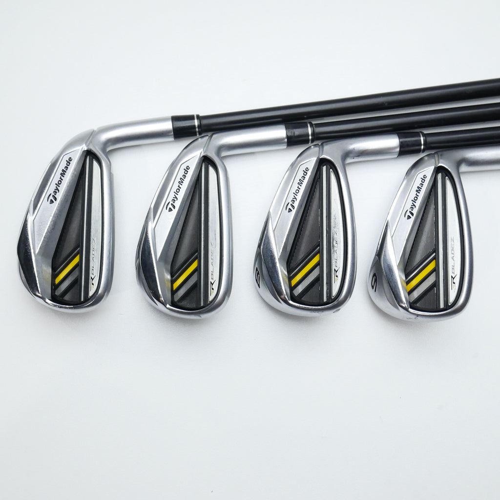 Used TaylorMade RocketBladez Iron Set / 6 - 9 Iron / Regular Flex