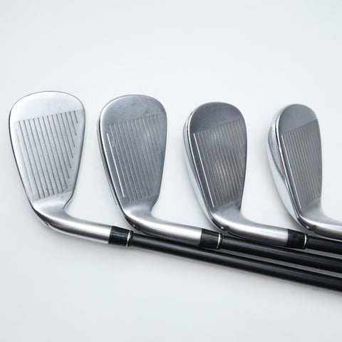 Used TaylorMade RocketBladez Iron Set / 6 - 9 Iron / Regular Flex
