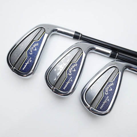 Used Callaway Paradym X Iron Set / 7 - PW + AW / Senior Flex