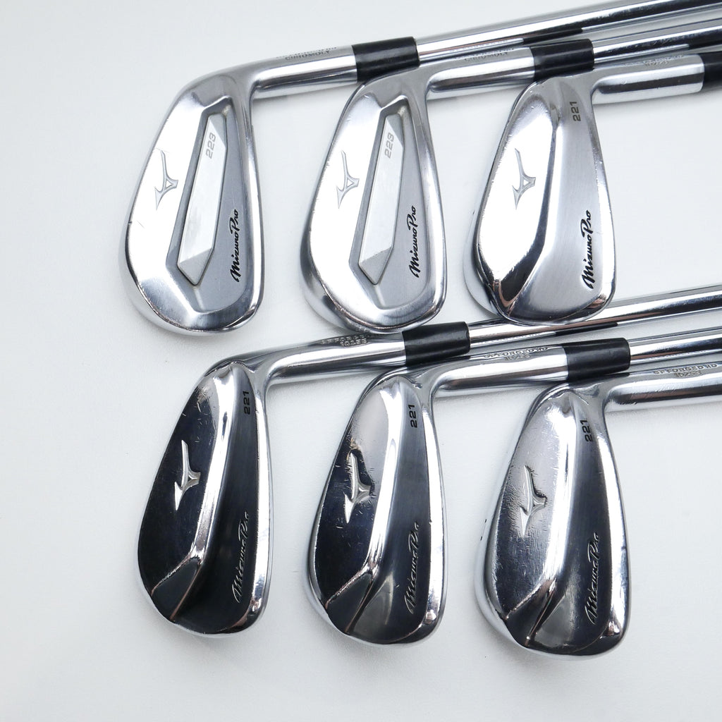 Used Mizuno Pro 223 & 221 Combo Iron Set / 5 - PW / X-Stiff Flex