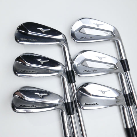 Used Mizuno Pro 223 & 221 Combo Iron Set / 5 - PW / X-Stiff Flex