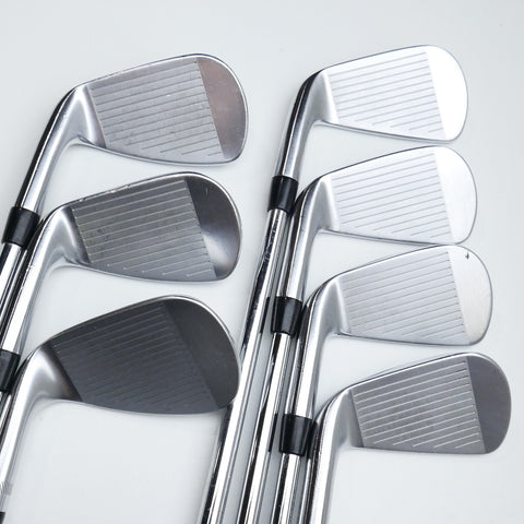 Used Titleist CB 718 Iron Set / 4 - PW / Stiff Flex