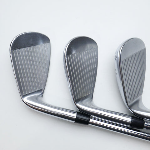 Used Titleist CB 718 Iron Set / 4 - PW / Stiff Flex