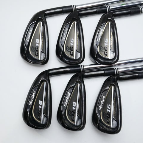 Used Cleveland CG16 Black Pearl Iron Set / 5 - PW / Regular Flex