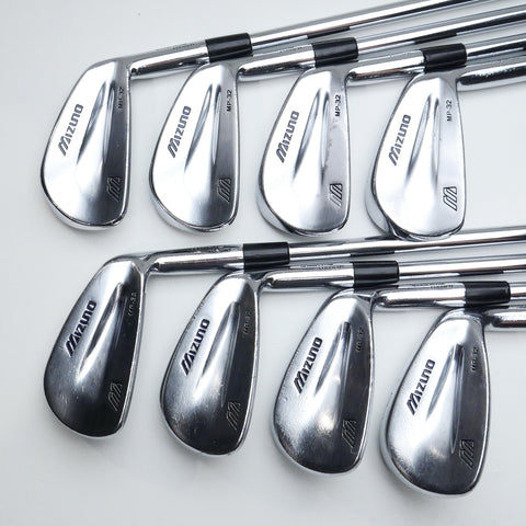 Used Mizuno MP-32 Iron Set / 3 - PW / Stiff Flex