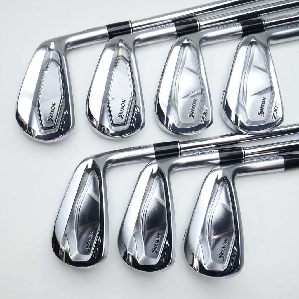 Used Srixon ZXi5 & ZXi7 Combo Iron Set / 4 - PW / Stiff Flex