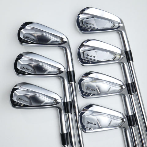 Used Srixon ZXi5 & ZXi7 Combo Iron Set / 4 - PW / Stiff Flex