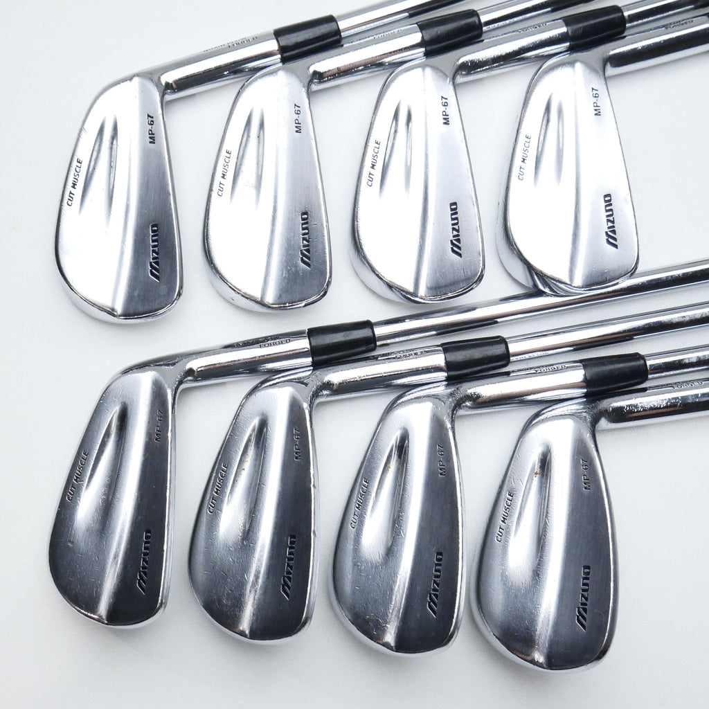 Used Mizuno MP-67 Iron Set / 3 - PW / X-Stiff Flex