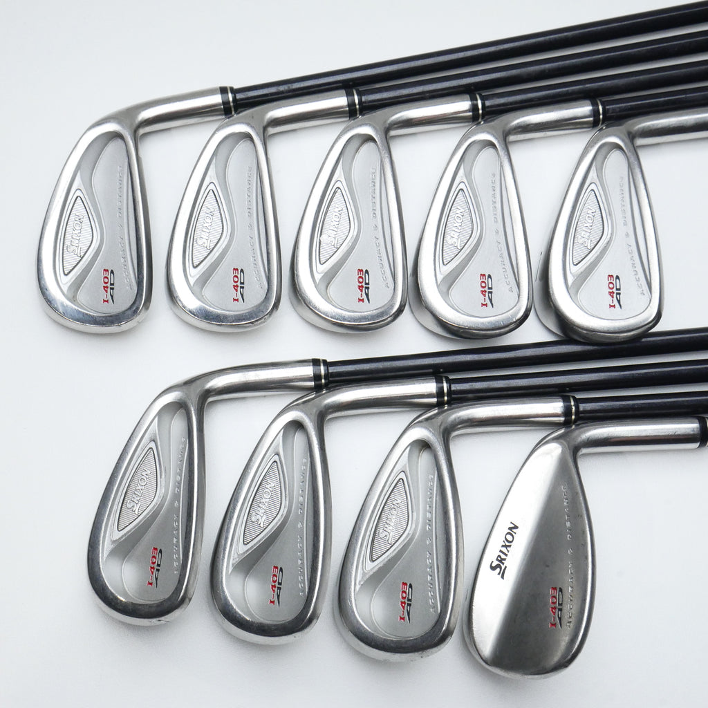Used Srixon i-403 AD Iron Set / 3 - SW / Regular Flex