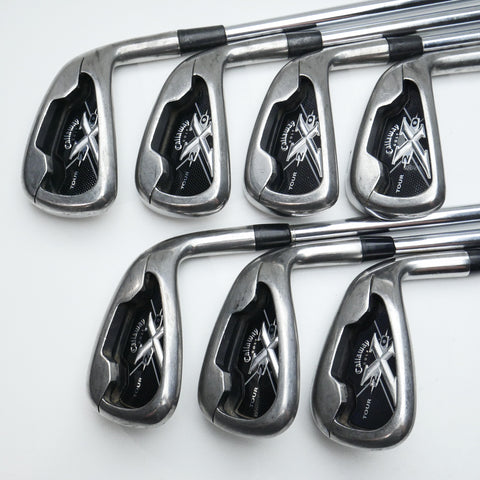 Used Callaway X-20 Tour Iron Set / 4 - PW / Stiff Flex