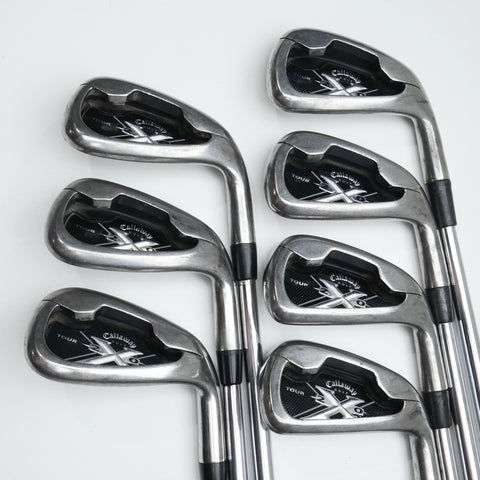 Used Callaway X-20 Tour Iron Set / 4 - PW / Stiff Flex