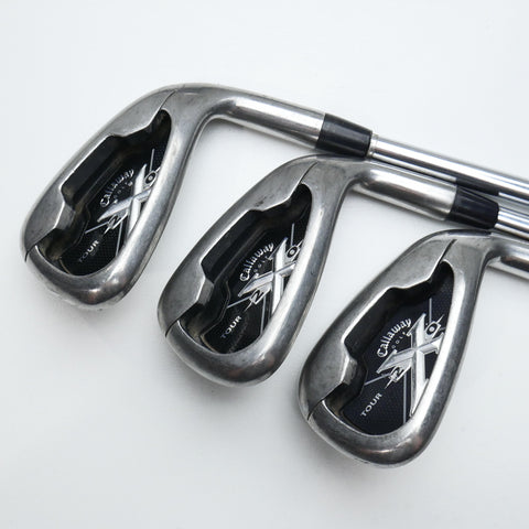 Used Callaway X-20 Tour Iron Set / 4 - PW / Stiff Flex